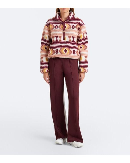 The Upside Red Harlow Teddy Sweatshirt