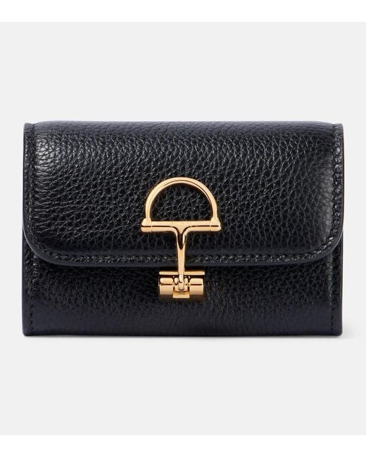 Gucci Black Horsebit Leather Card Case