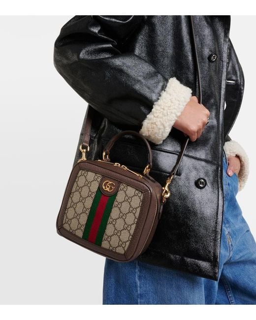 Gucci Natural Ophidia Mini GG Crossbody Bag