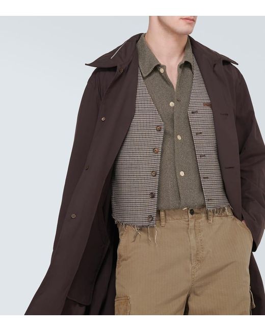 Our Legacy Brown Emerge Trench Coat for men