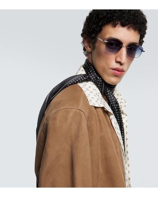 Tom Ford Blue Jake Square Sunglasses for men