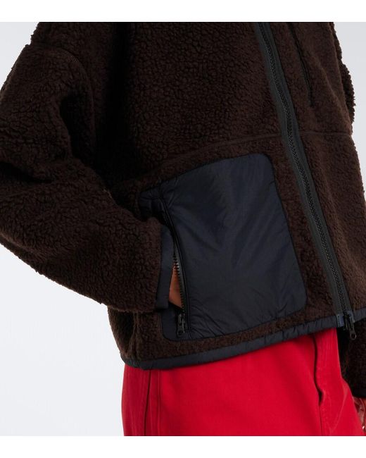 Canada Goose Black Simcoe Wool-Blend Fleece Jacket