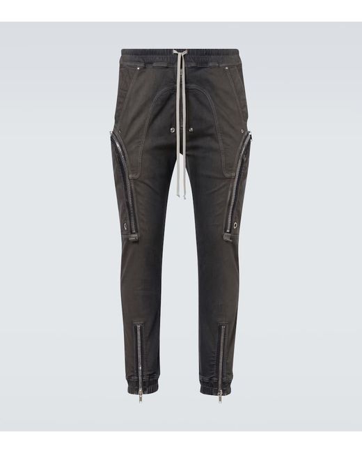 Pantalones Cargo Bauhaus En Mezcla De Algodon Rick Owens de hombre de color Gray