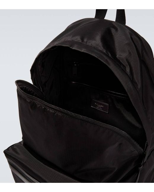 Saint Laurent Rucksack City Mit Leder in Black für Herren