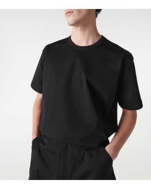 Junya Watanabe Black Cotton-blend T-shirt for men