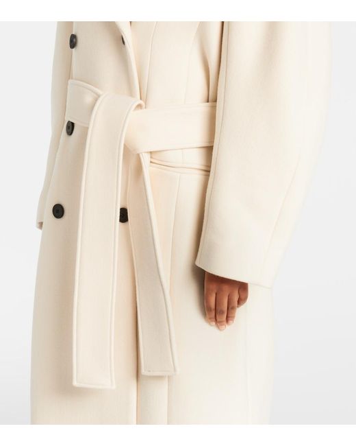 Jacquemus Natural Virgin Wool Coat