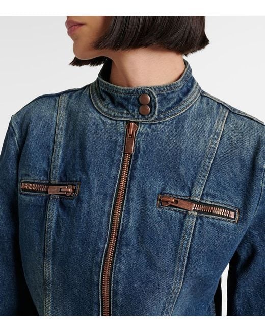 Magda Butrym Blue Denim Jacket