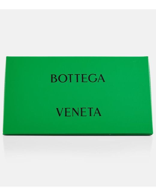Bottega Veneta Brown Drop Aviator Sunglasses