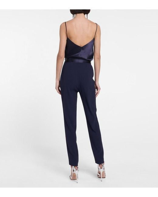 Galvan Blue High-Rise Slim Pants