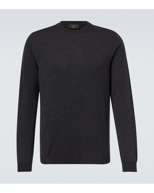 Slowear Blue Wool-Blend Sweater for men