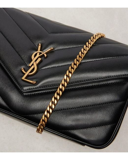 Saint Laurent Black 'Loulou' Medium Shoulder Bag