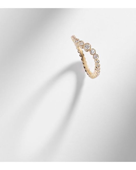 Sophie Bille Brahe White Sky Classic 18Kt Ring With Diamonds
