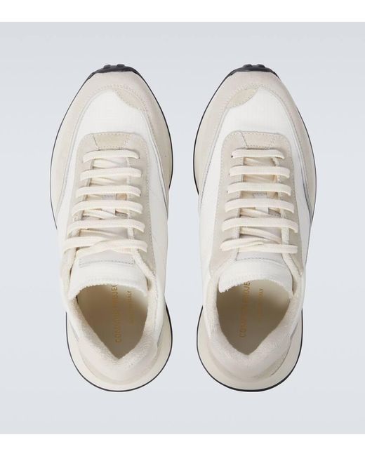 Sneakers Track Classic in suede di Common Projects in White da Uomo