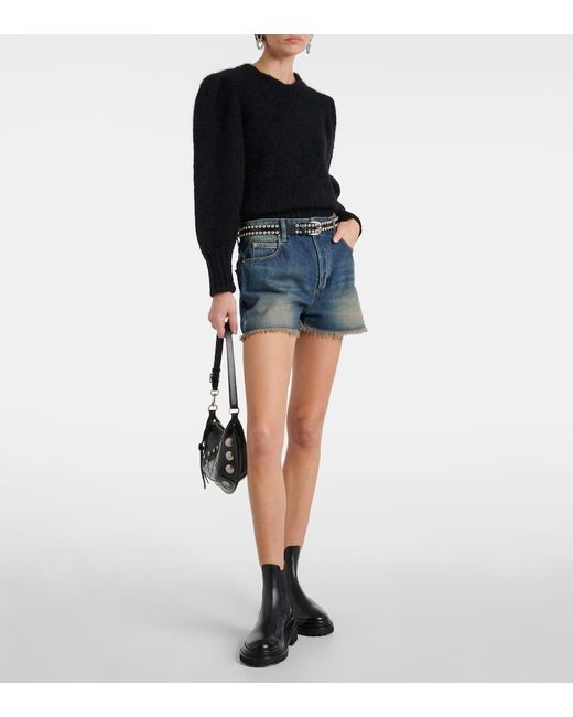 Isabel Marant Black Castay Leather Chelsea Boots