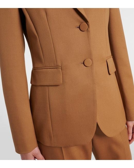 Altuzarra Brown Fenice Wool Blazer