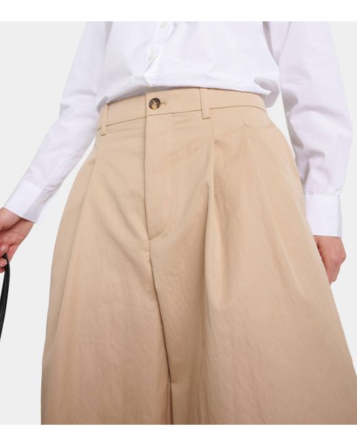 Wardrobe NYC Natural Drill Chino Cotton-blend Wide-leg Pants
