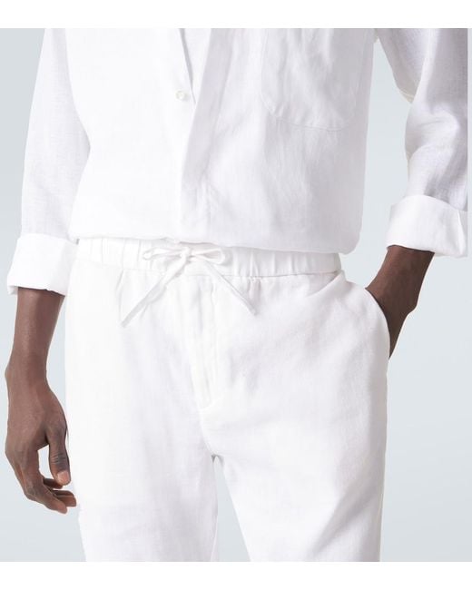 Frescobol Carioca Chinohose Oscar Aus Leinen Und Baumwolle in White für Herren