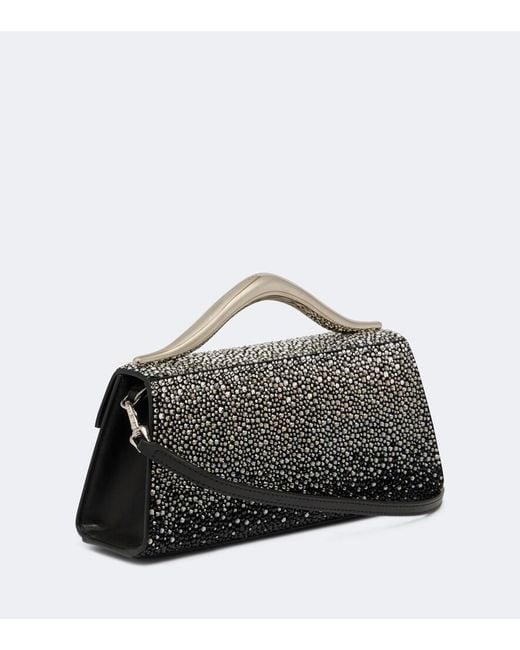 Elie Saab Black The Petit Wave Small Top-Handle Bag