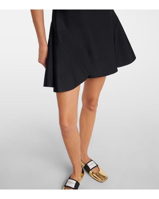 Givenchy Black Flared Mini Dress