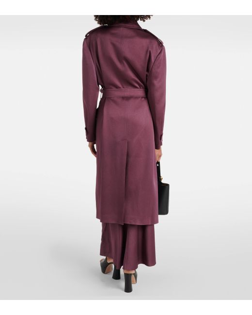 Trench-coat Novalis Raisin Aseel Blazé Milano en coloris Purple