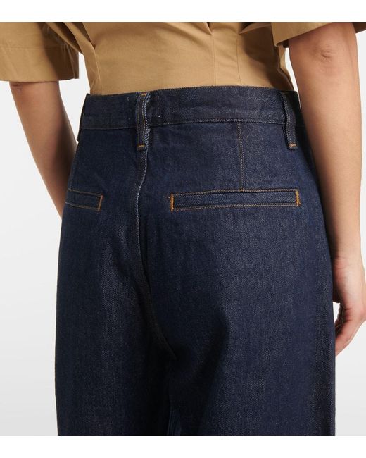 Citizens of Humanity Blue Ayla High-Rise Wide-Leg Jeans