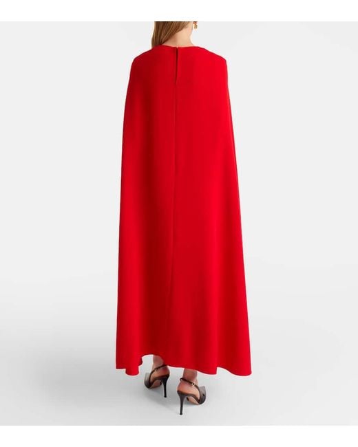 Roland Mouret Red Robe Aus Cady