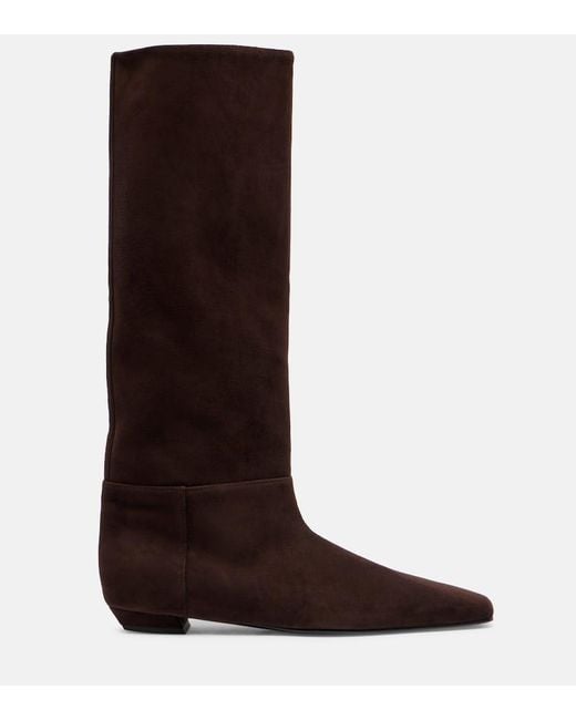 Proenza Schouler Brown Suede Knee-High Boots