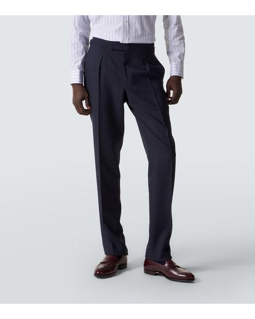 Thom Sweeney Blue Wool Suit for men