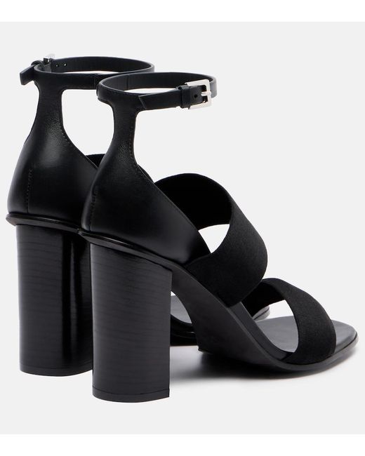 Max Mara Black Ode Sandals