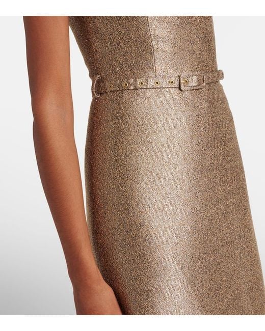 Robe De Cocktail Ciro En Tweed A Sequins Emilia Wickstead en coloris Brown
