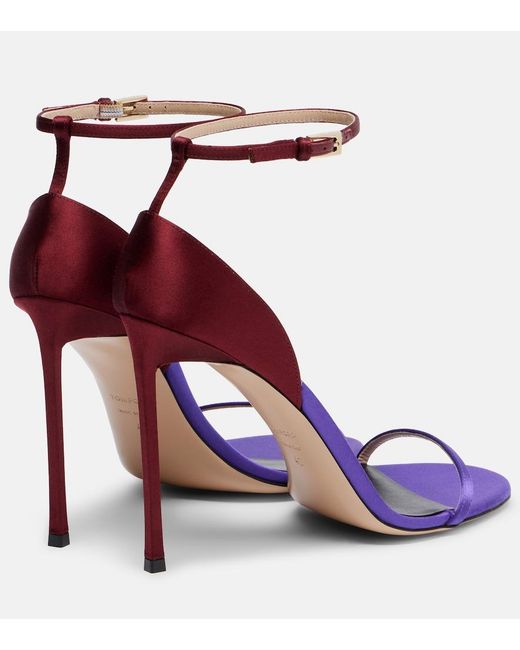 Tom Ford Blue Vertigo Satin Sandals