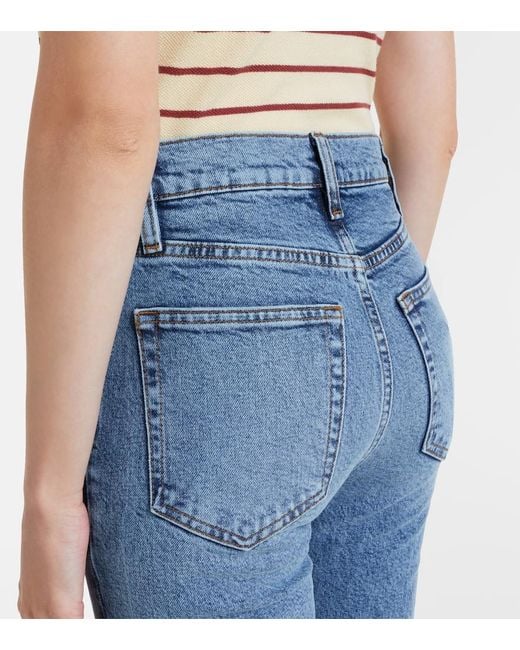 FRAME Blue The Arrow Flared Jeans