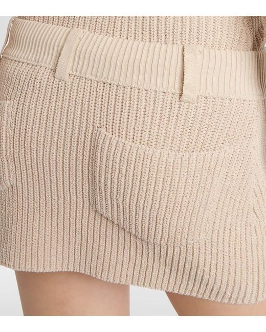 Minifalda Caeli En Mezcla De Algodon AYA MUSE de color Natural