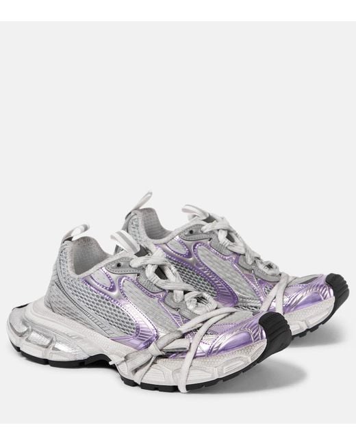 Balenciaga White Worn-Out Effect 3Xl Sneakers Shoes
