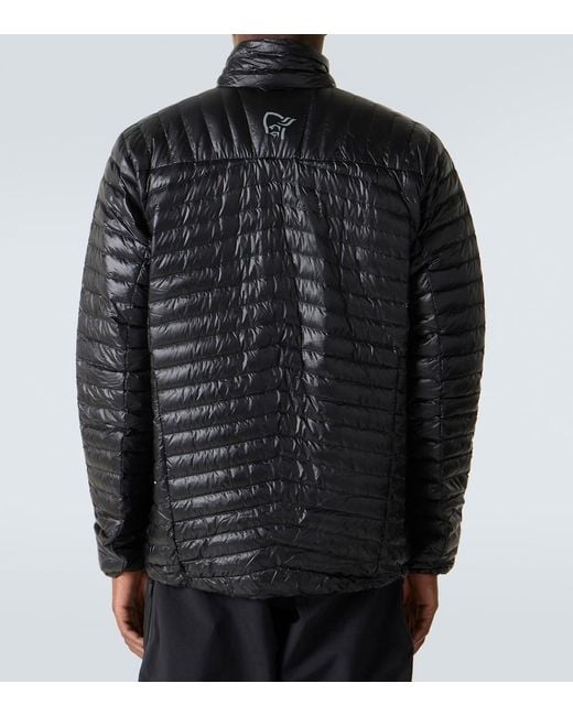 Norrona Black Trollveggen Down Ski Jacket for men