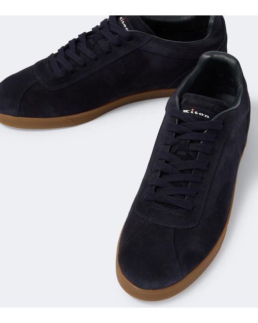 Baskets En Daim Kiton pour homme en coloris Blue