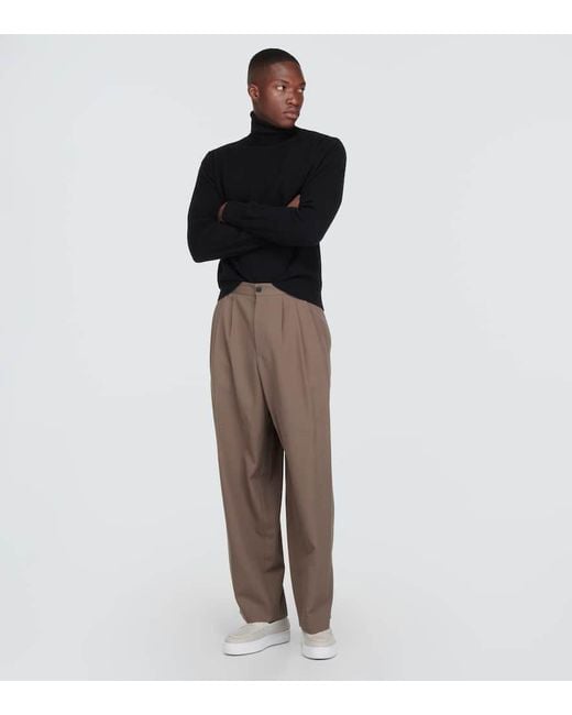 Christian Louboutin Loafers Paqueboat Aus Canvas Und Leder in White für Herren