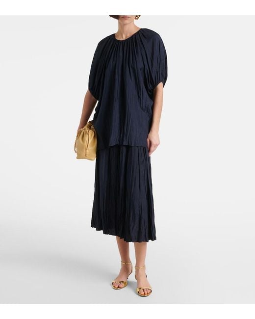 Joseph Blue Briela Silk Blouse