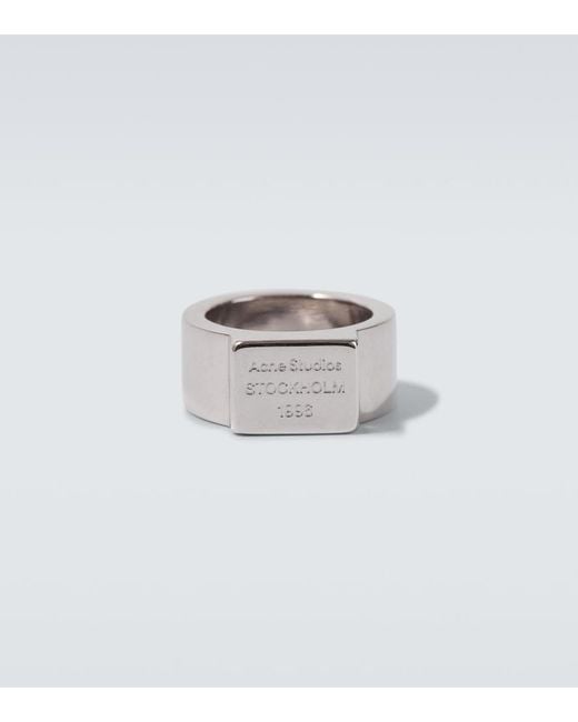 Acne Ring in White für Herren