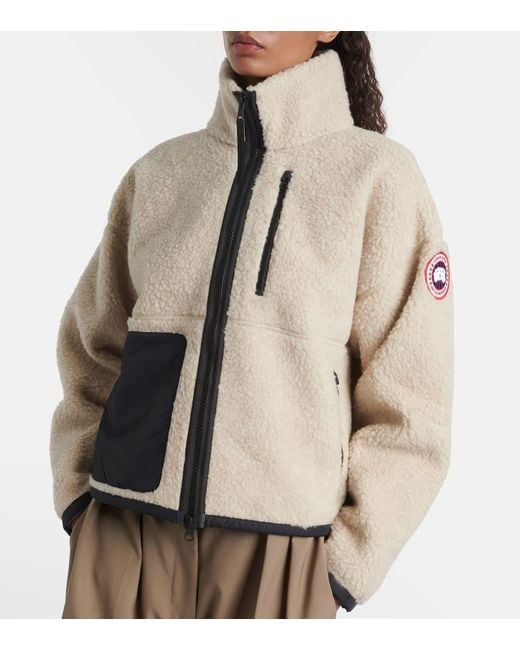 Canada Goose Natural Simcoe Wool-Blend Jacket