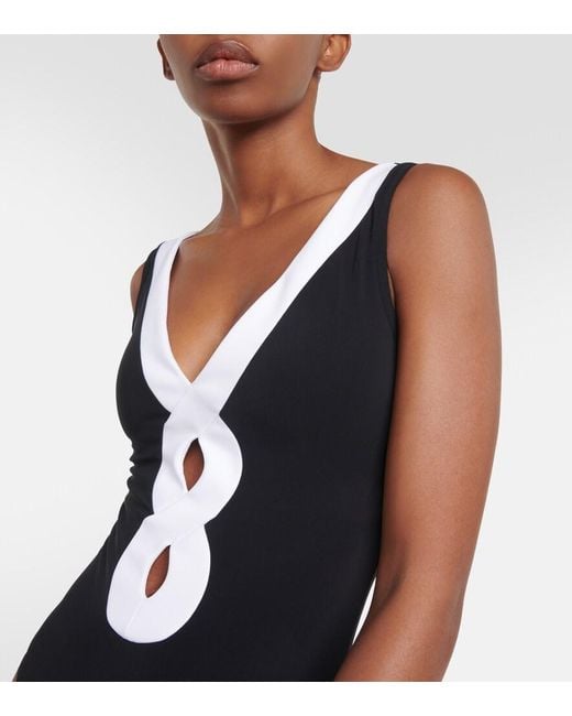 Karla Colletto Black Octavia Cutout Swimsuit