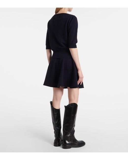 Extreme Cashmere Blue Marianne Cashmere Top