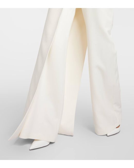 Combi-pantalon de mariee Remi Safiyaa en coloris White