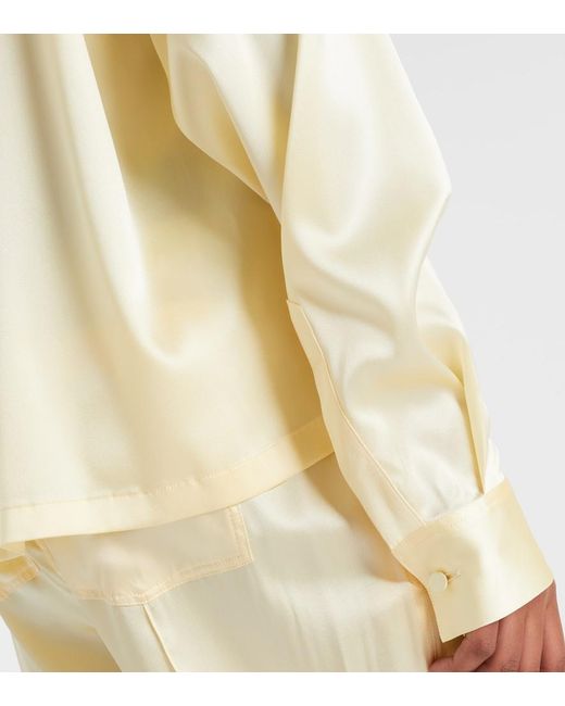 Tom Ford Natural Silk-Blend Top