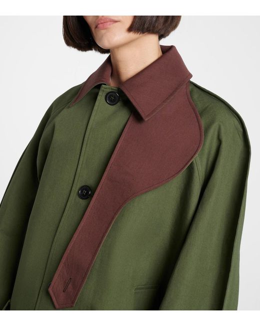 J.W. Anderson Green Jacke Aus Baumwolle