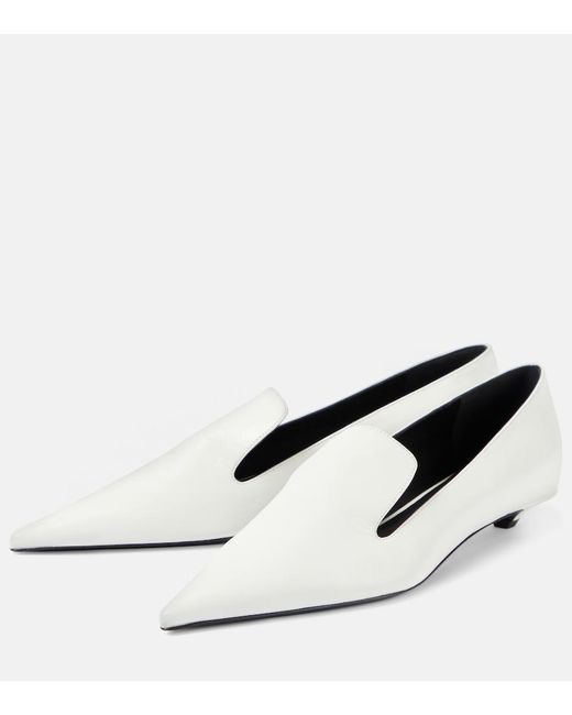 Proenza Schouler White Leather Pumps