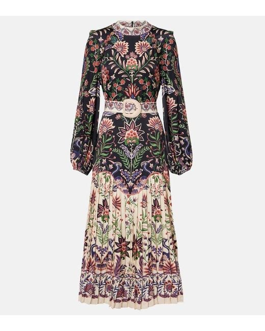 Robe Midi Marvelous Garden A Fleurs Farm Rio en coloris Multicolor