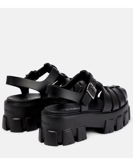 Prada Black Sandals