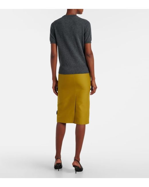 Extreme Cashmere Gray N°399 Flyer Cashmere Cardigan