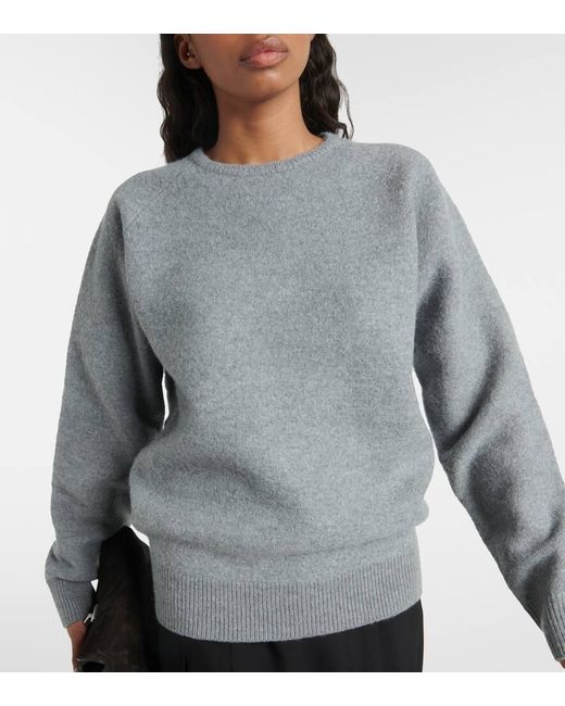 Totême  Gray Pullover aus Wolle